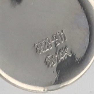 Pave Diamond Circles Pendant 14k White Gold Drop