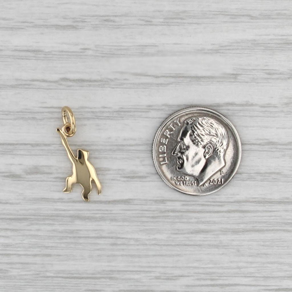 Pomellato Dodo Playful Monkey Charm 18k Yellow Gold Pendant