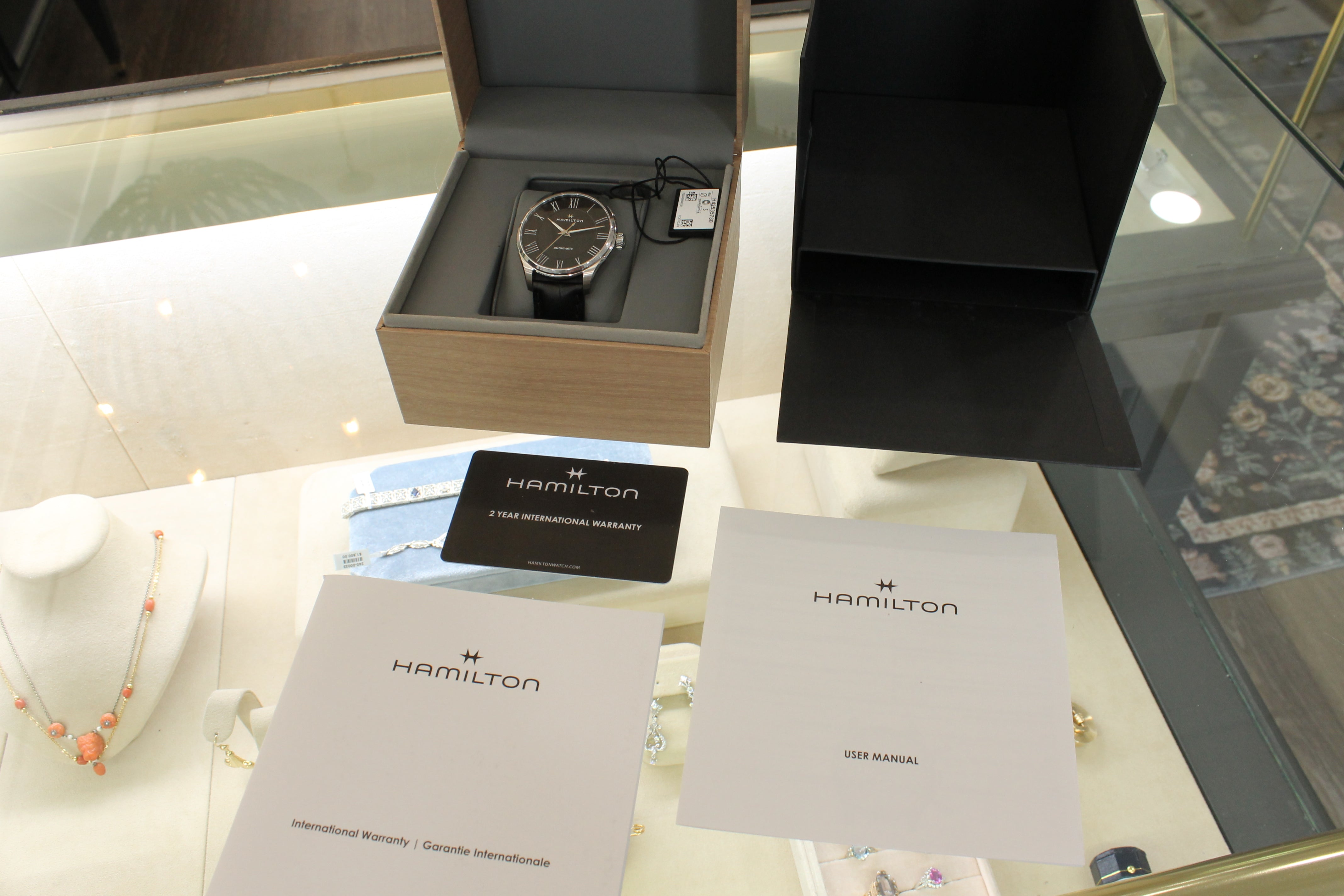 Hamilton Jazzmaster 40mm Steel Automatic Watch H42535730 Swiss w/ Box Clean