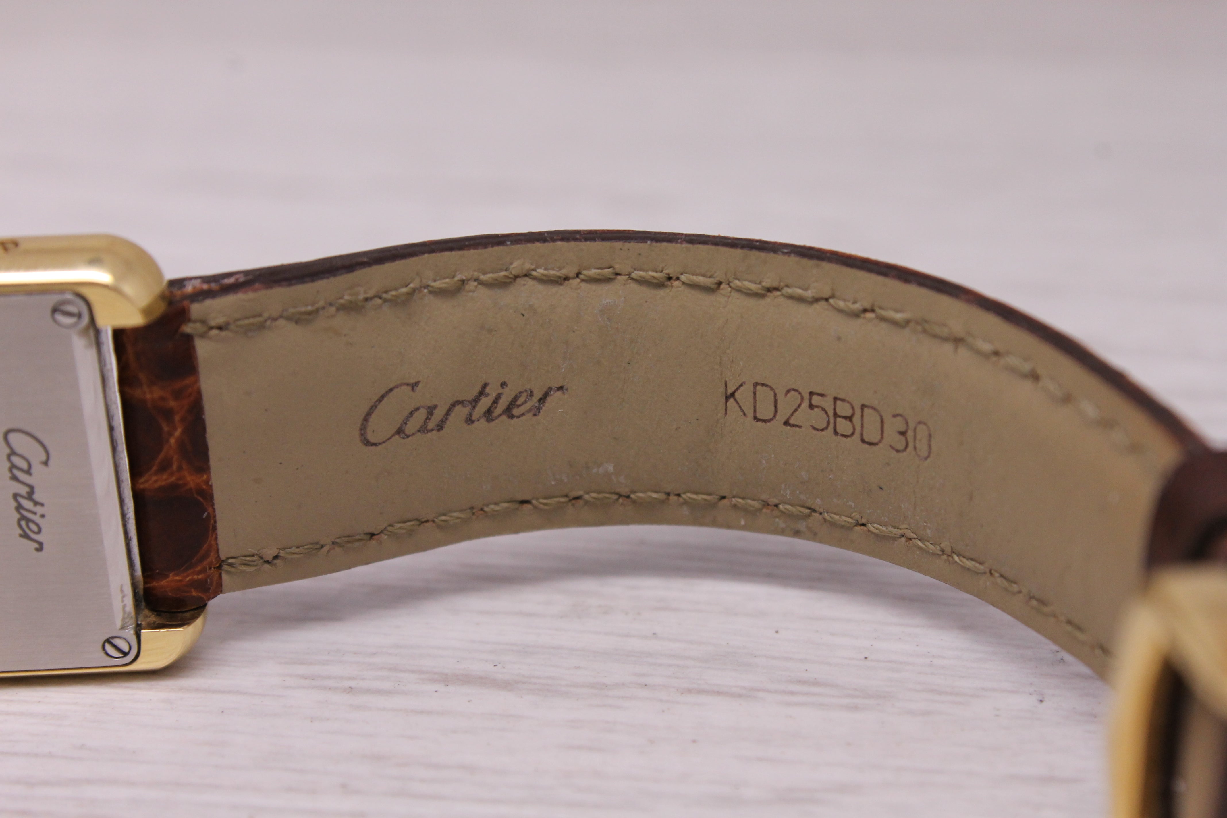 Cartier Tank Solo 2743 24mm 18k Yellow Gold & Steel Quartz Watch w/ 18k Buckle