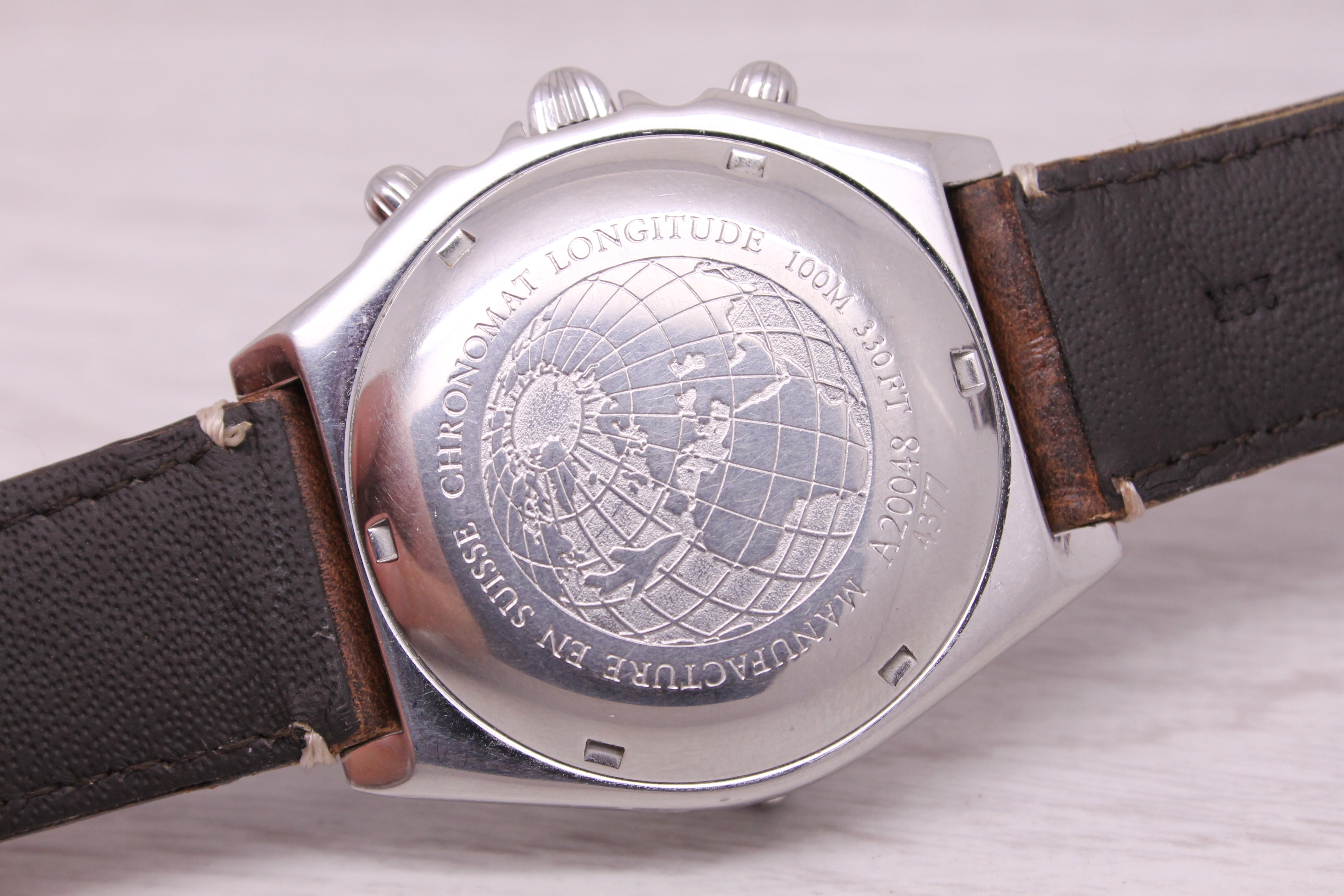 Breitling Chronomat Longitude GMT 40mm Steel Automatic Chronograph Watch A20048