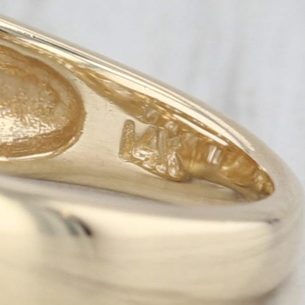 0.80ctw Diamond X Crossover Ring 14k Yellow Gold Size 7 Wedding Anniversary