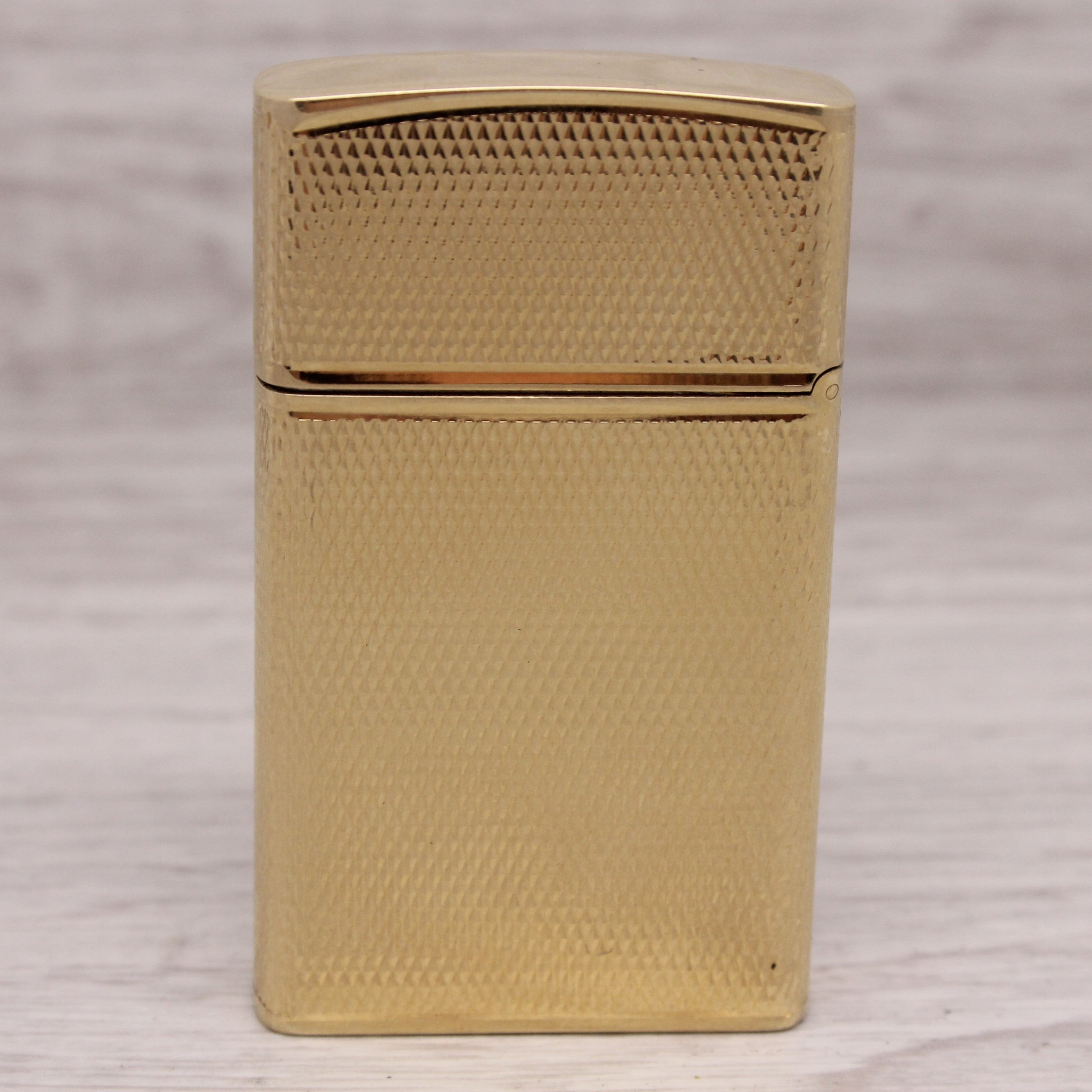 Rosy Brown Vintage Tiffany & Co 14k Solid Gold Lighter Case w/ Zippo - 31gr Case Only