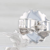 John Hardy Bedeg Collections Diamond Hoop Earrings Sterling Silver