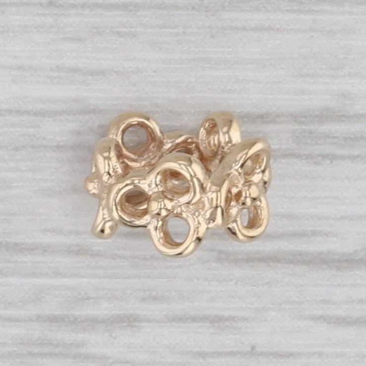 Authentic Pandora 750451 Trinity Spacer Charm 14k Gold Retired Bead