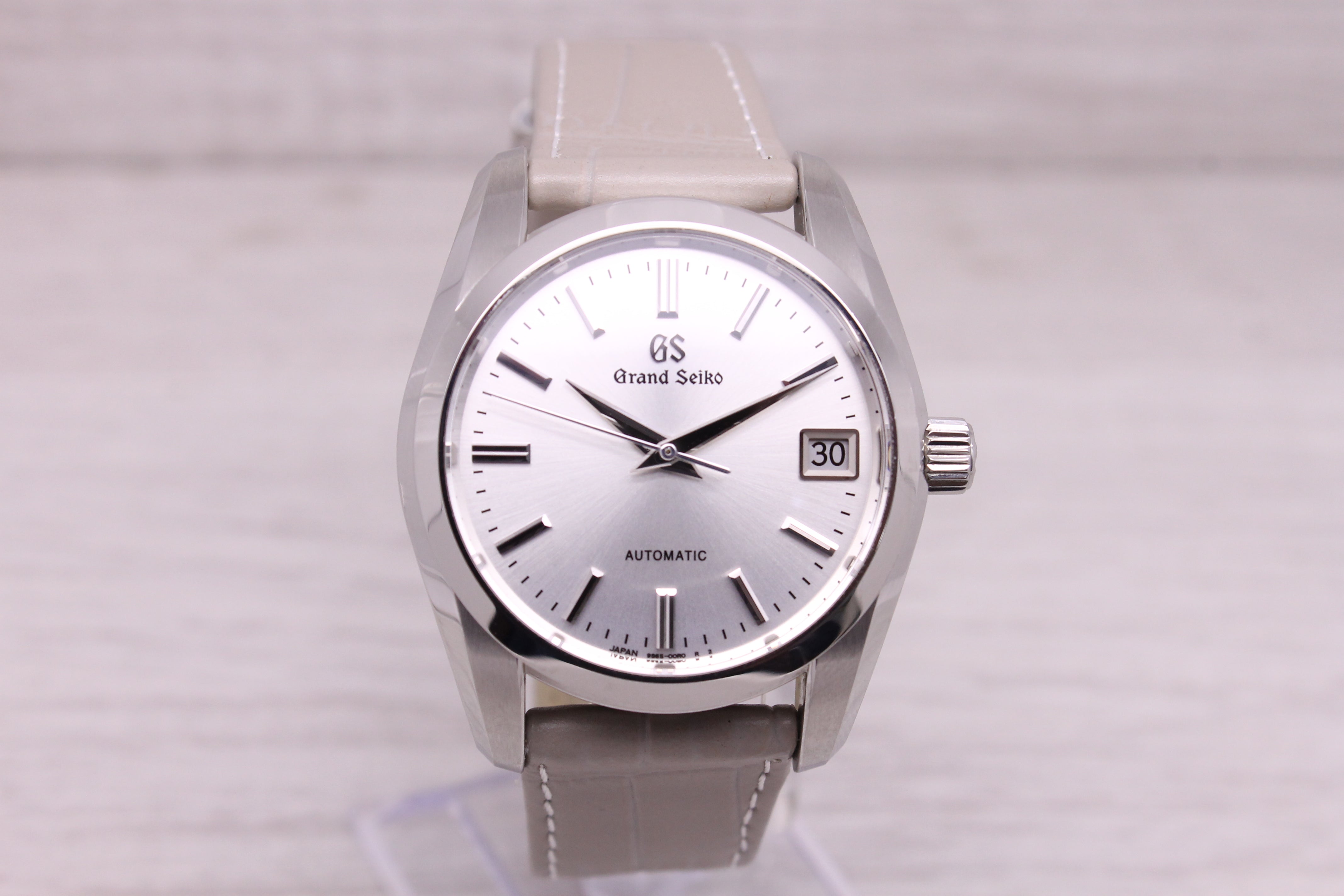 Gray Grand Seiko SBGR251 Mens 37mm Stainless Steel Automatic Watch 9S65A w Box Papers