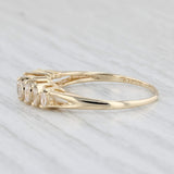 Light Gray 0.36ctw Tiered Marquise Diamond Ring 14k Yellow Gold Size 8.5 Stackable