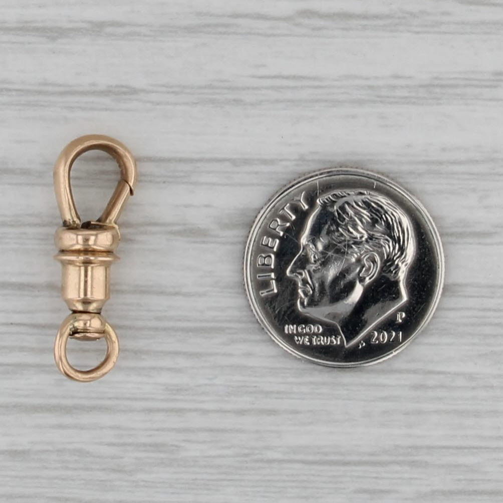 Antique Spring Hook Clasp 14k Yellow Gold Findings Jewelry Making