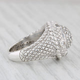 Judith Ripka 0.75ctw Cubic Zirconia Cluster Ring Sterling Silver Size 6 Statement