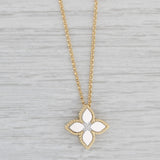 Roberto Coin 0.16ctw VS2 Diamond Princess Flower Pendant Necklace 18k Gold
