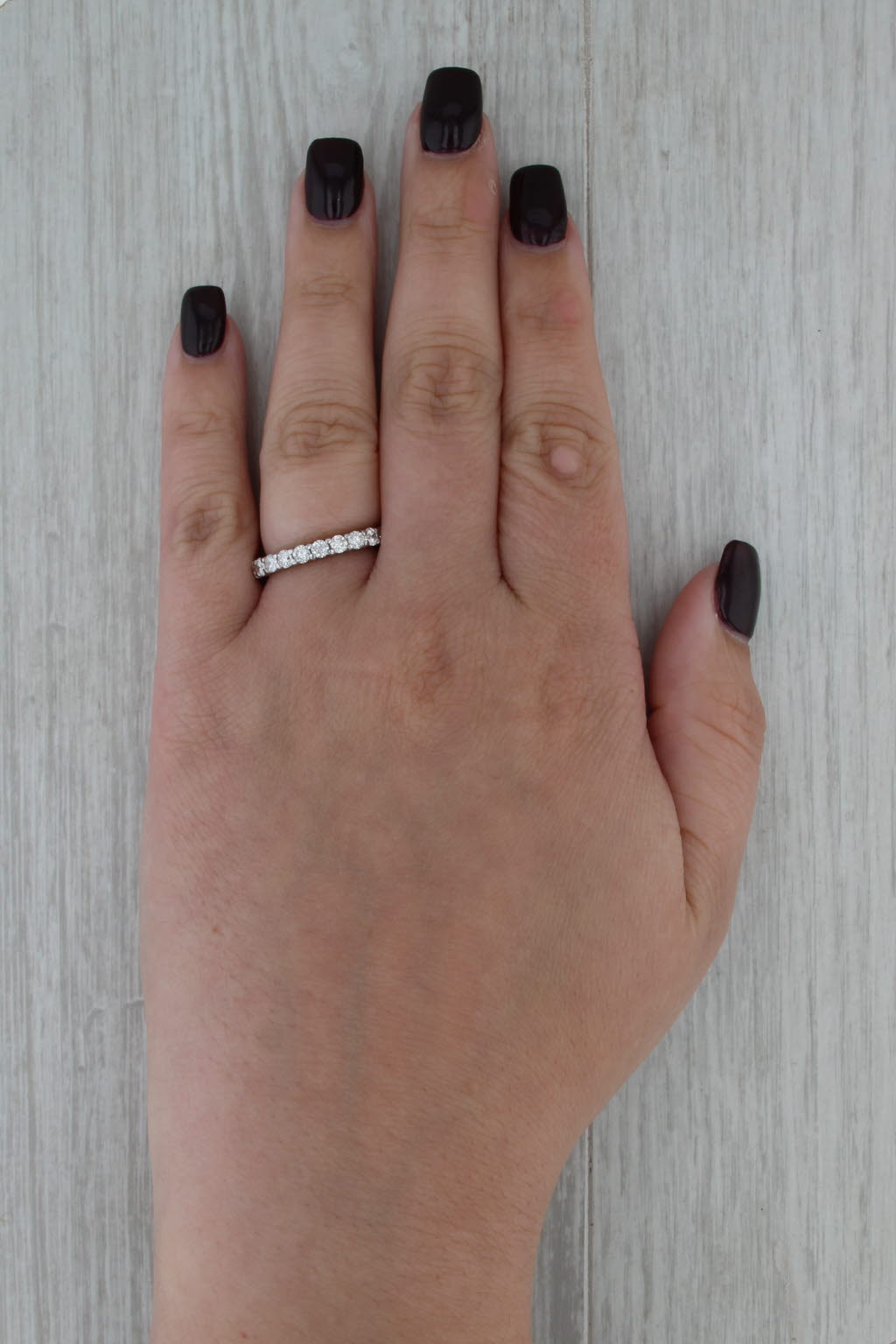1.80ctw Diamond Eternity Band 18 White Gold Wedding Annivesary Stackable Ring