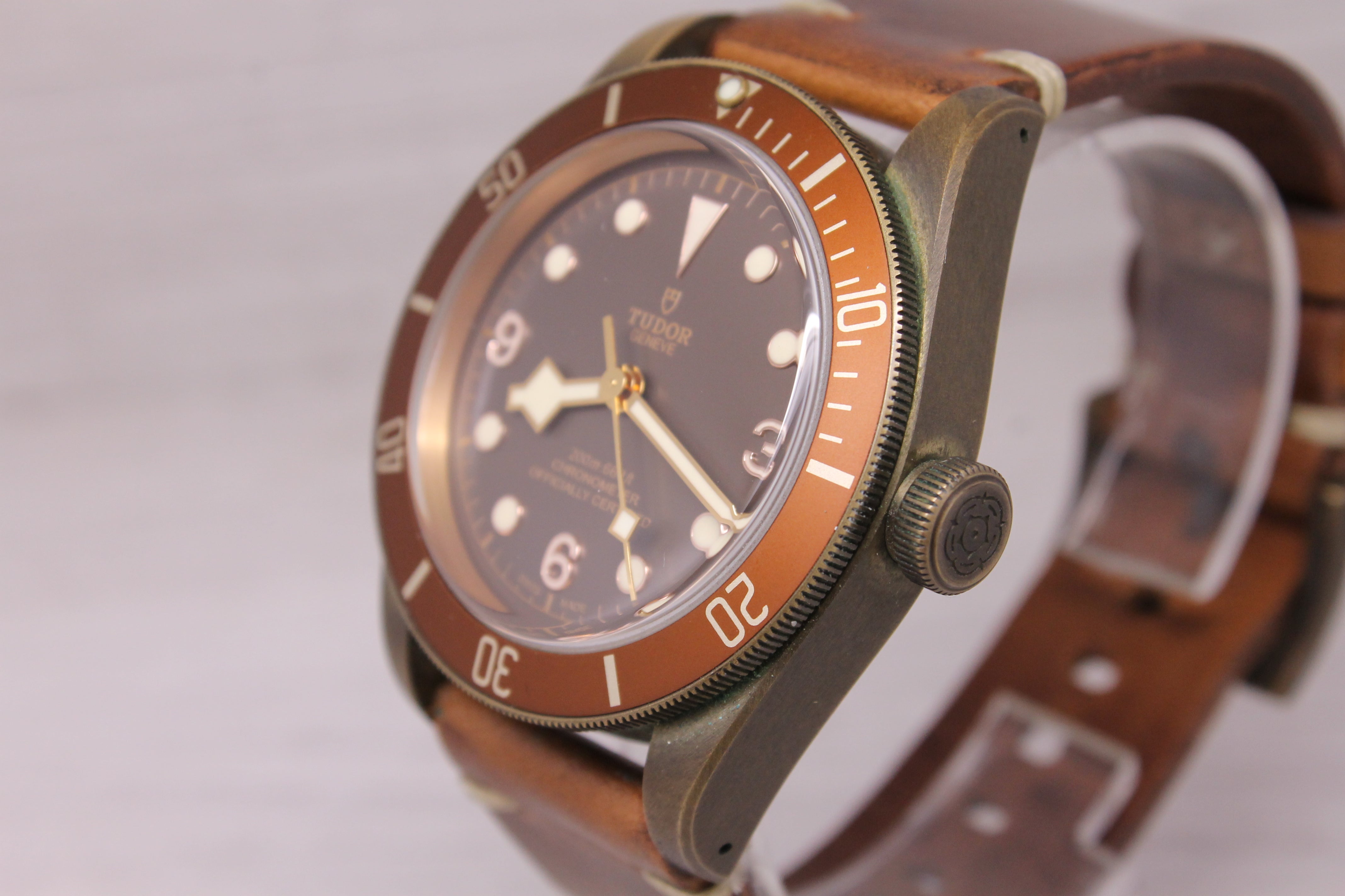 Tudor Black Bay Bronze Heritage 43mm Mens Automatic Divers Watch w Box 79250BM