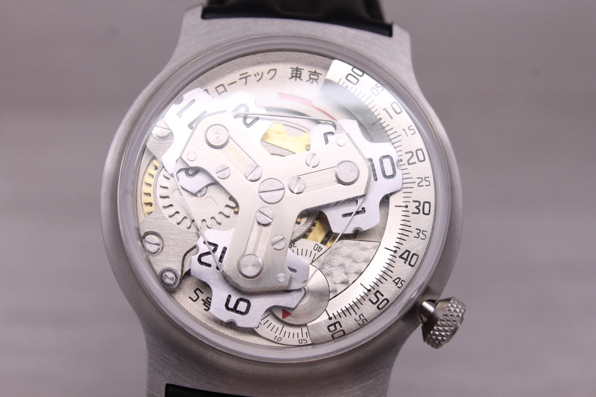 Otsuka Lotec no.5 Kai Full Set Automatic Satellite Display Watch MINT Full Set