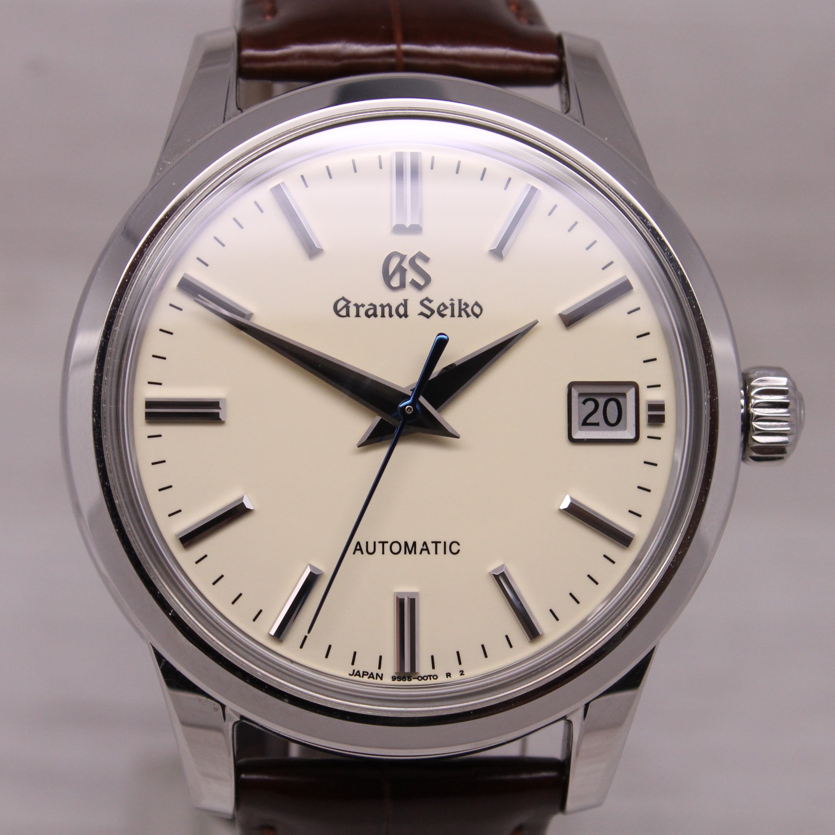 Grand Seiko Elegance SBGR261G Mens 39.5mm Steel Automatic Watch Box Strap Card