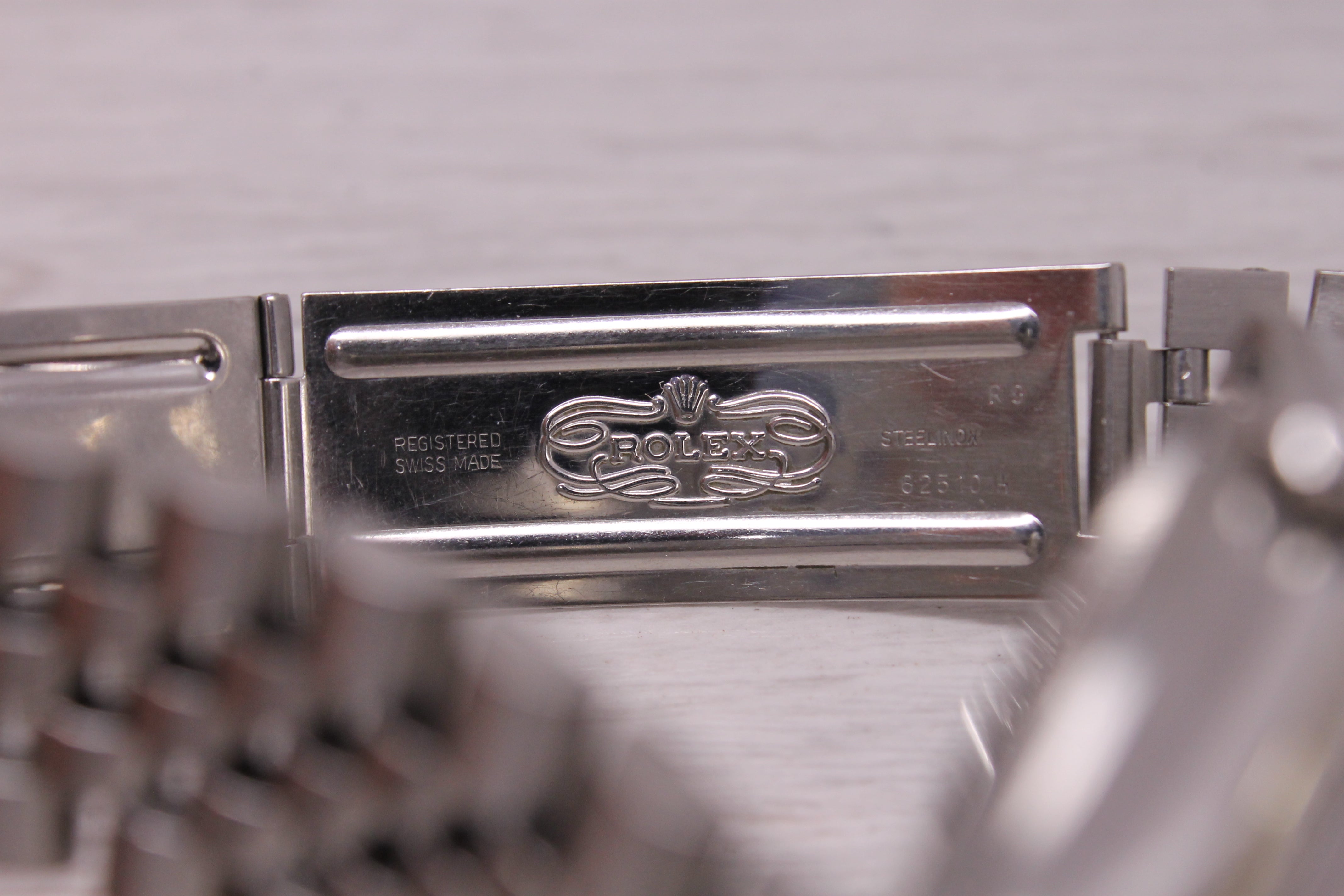 Vintage 1981 Rolex Datejust 16014 Mens Steel & 18k Watch Custom Diamond Dial