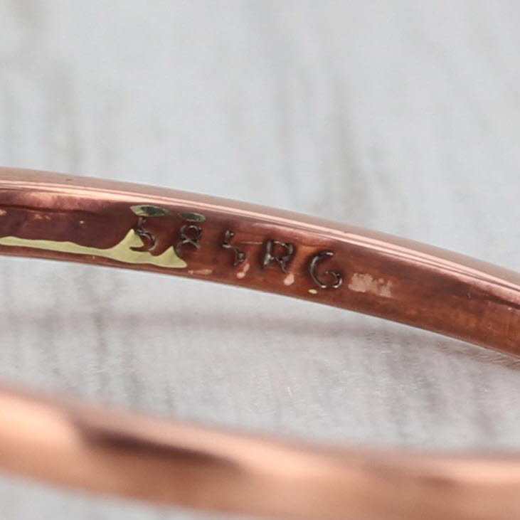 1.96ctw Purple White Cubic Zirconia Ring 14k Rose Gold Size 8