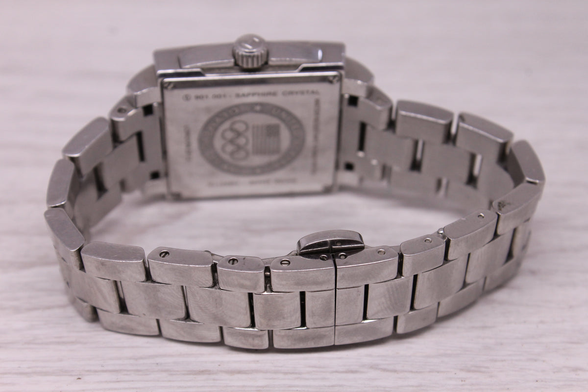 Hamilton Jazzmaster London 2012 Team USA Olympic 29mm Quartz Watch Steel H892110