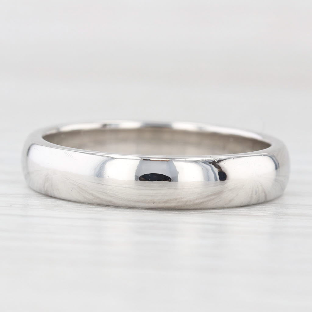 Light Gray Tiffany & Co Forever Men's Wedding Band w/ Box Platinum Size 9.75-10 Ring