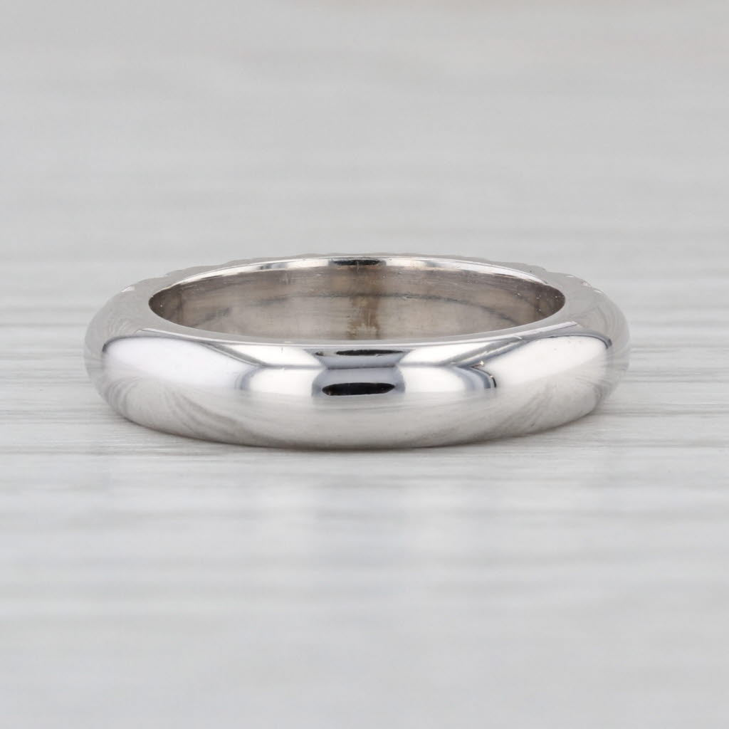 0.98ctw Diamond Anniversary Band 14k White Gold Wedding Ring Stackable