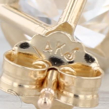New 3.06ctw IGI Lab Grown Diamond Stud Earrings 14k Gold Studs Round VS1 E