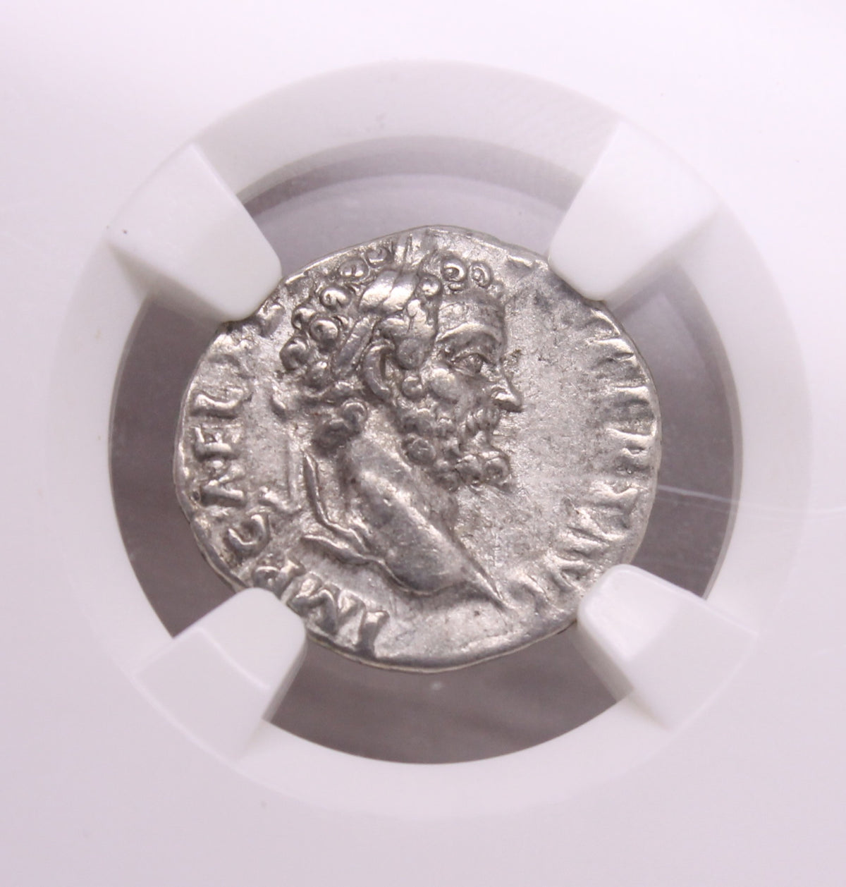 Ancient Roman Empire Silver AR Denarius Septimius Severus AD 193–211 NGC XF
