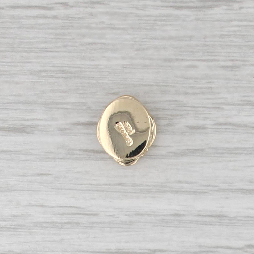 Vintage Richard Klein 0.70ct Aquamarine Slide Bracelet Charm 14k Gold