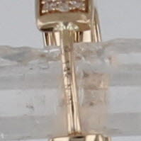 0.24ctw Diamond Hoop Earrings 14k Yellow Gold Hinged Round Hoops