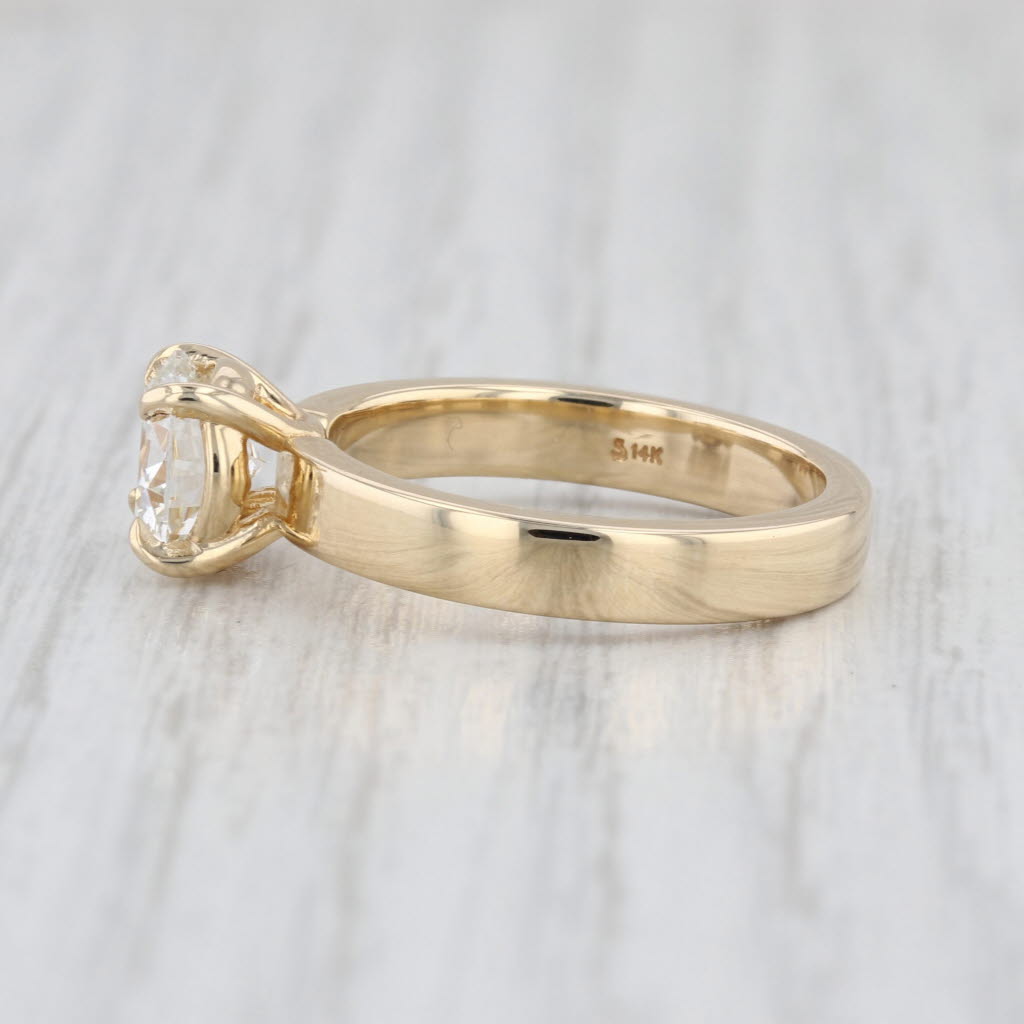 New GIA 1.49ct VVS2 Diamond Solitaire Engagement Ring 14k Yellow Gold Size 6.75