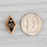 Phi Gamma Delta Badge 10k Gold Enamel Fiji Fraternity 1918 Antique Pin