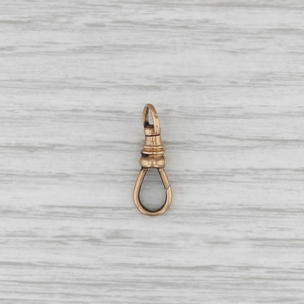 Antique Spring Hook Clasp 10k Yellow Gold Jewelry Making Findings Repair