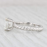 2.53ct Diamond Solitaire Engagement Ring 950 Platinum David Yurman Box GIA