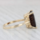 8.90ct Emerald Cut Red Garnet Solitaire Ring 14k Yellow Gold Size 9.75