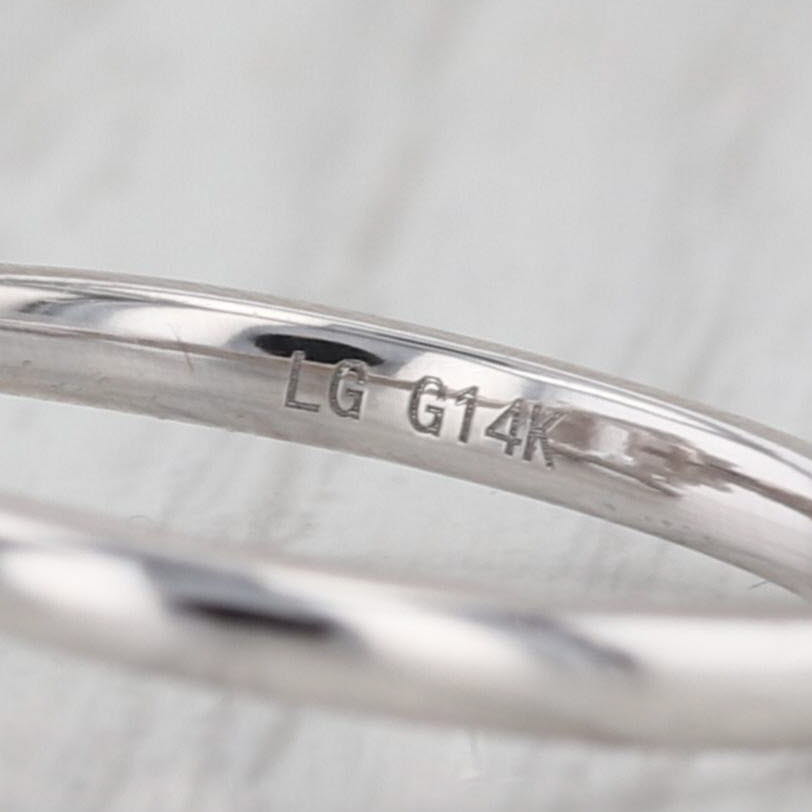 New IGI 3.51ctw Emerald Cut Lab Grown Diamond Engagement Ring 14k Gold Size 6.5