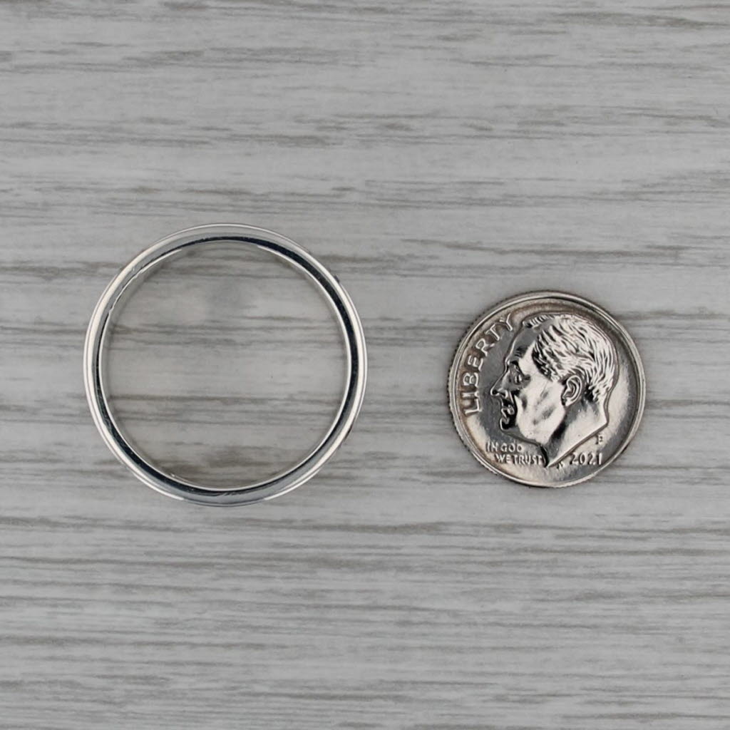 Gucci G Cutout Ring Sterling Silver Size 11.5 Wide Band