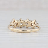 Light Gray 1ctw Diamond Ring 14k Yellow Gold Size 5.75 Anniversary Stackable 4-Stone