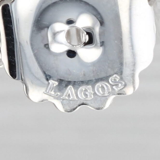 New Lagos Caviar Tassel Ball Earring Backs Sterling Silver 35mm Fringe