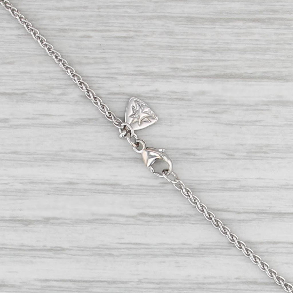 Stephen Webster Chain Necklace 18k White Gold 16.75" 1.7mm Lobster Clasp