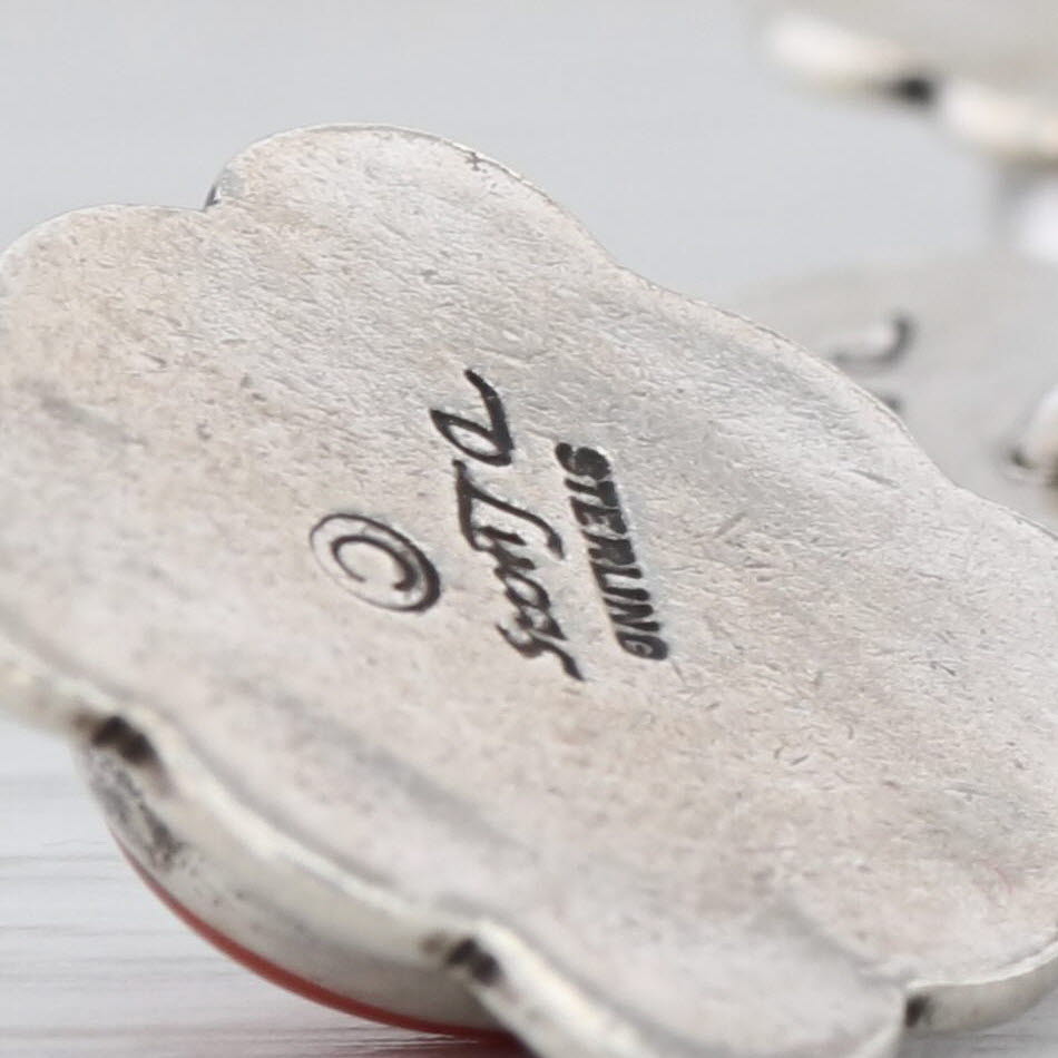 Don Lucas Multistone Hearts Flowers Charm Bracelet Sterling Silver 6.5"