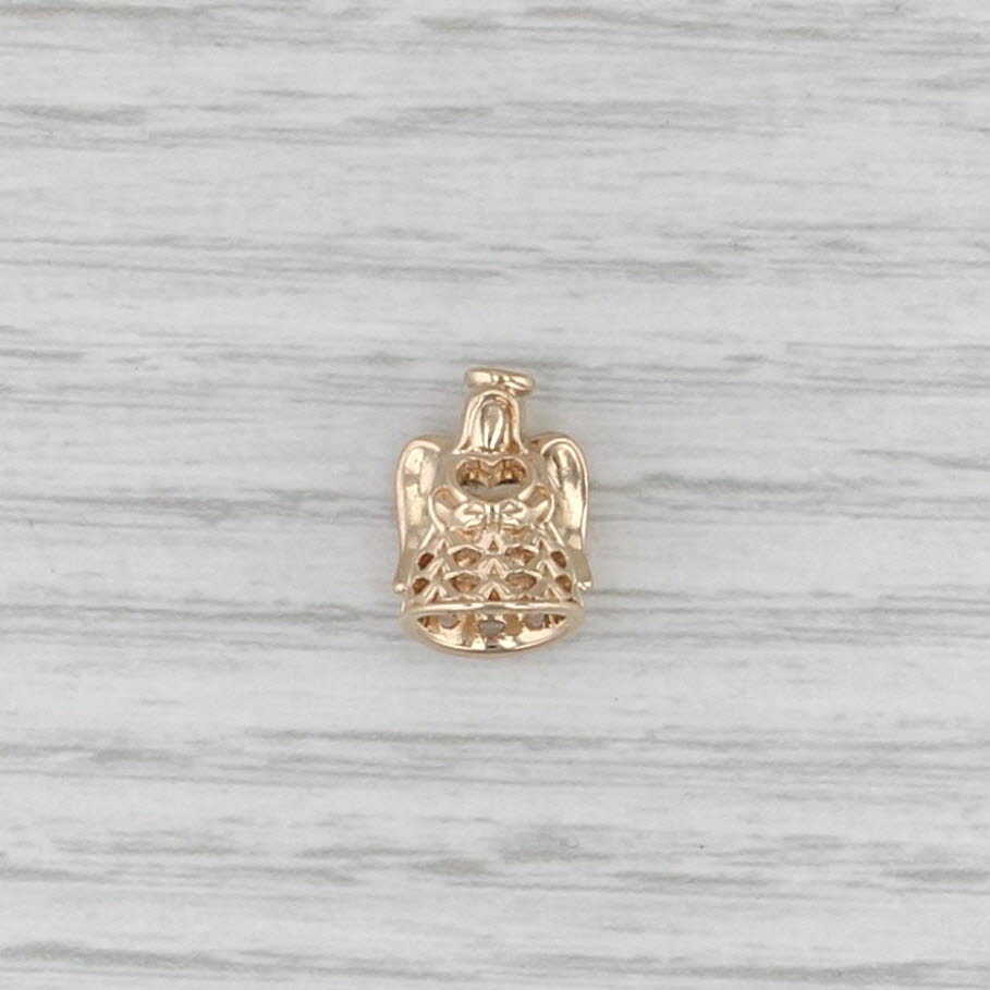 Authentic Pandora Angel of Grace Charm 750999 14k Yellow Gold Bead