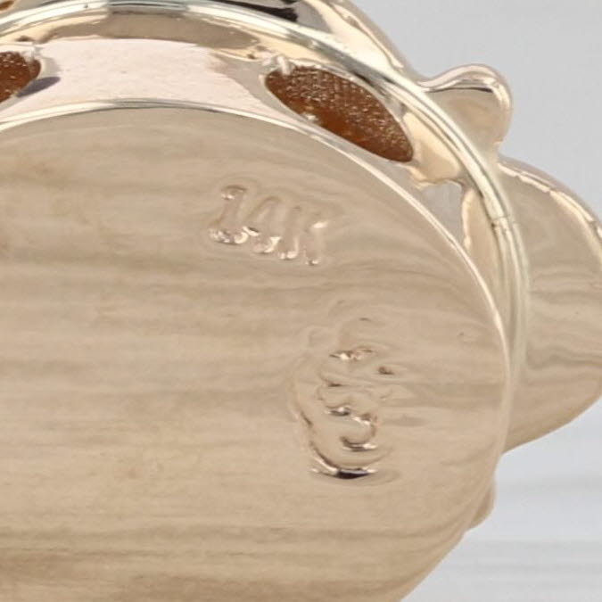 Old Victoria 0.50ct Tanzanite Slide Bracelet Charm 14k Yellow Gold Vintage