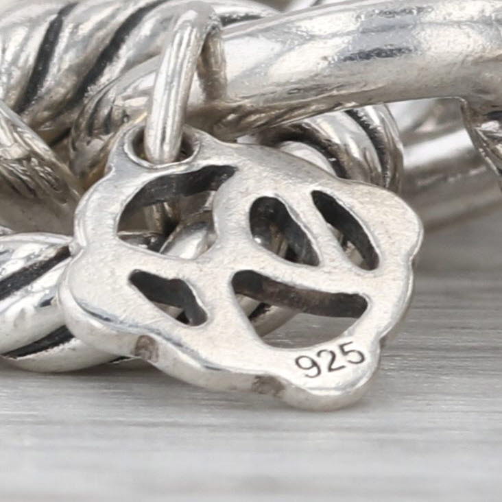David Yurman Oval Link Cable Chain Bracelet Sterling Silver 8" 10.3mm