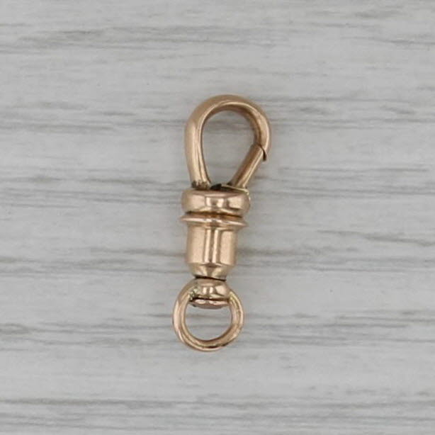 Antique Spring Hook Clasp 14k Yellow Gold Findings Jewelry Making