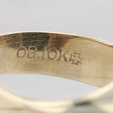 Light Gray Vintage Ostby Baton Masonic Ring 10k Yellow Gold Size 8.75 Blue Lodge Signet