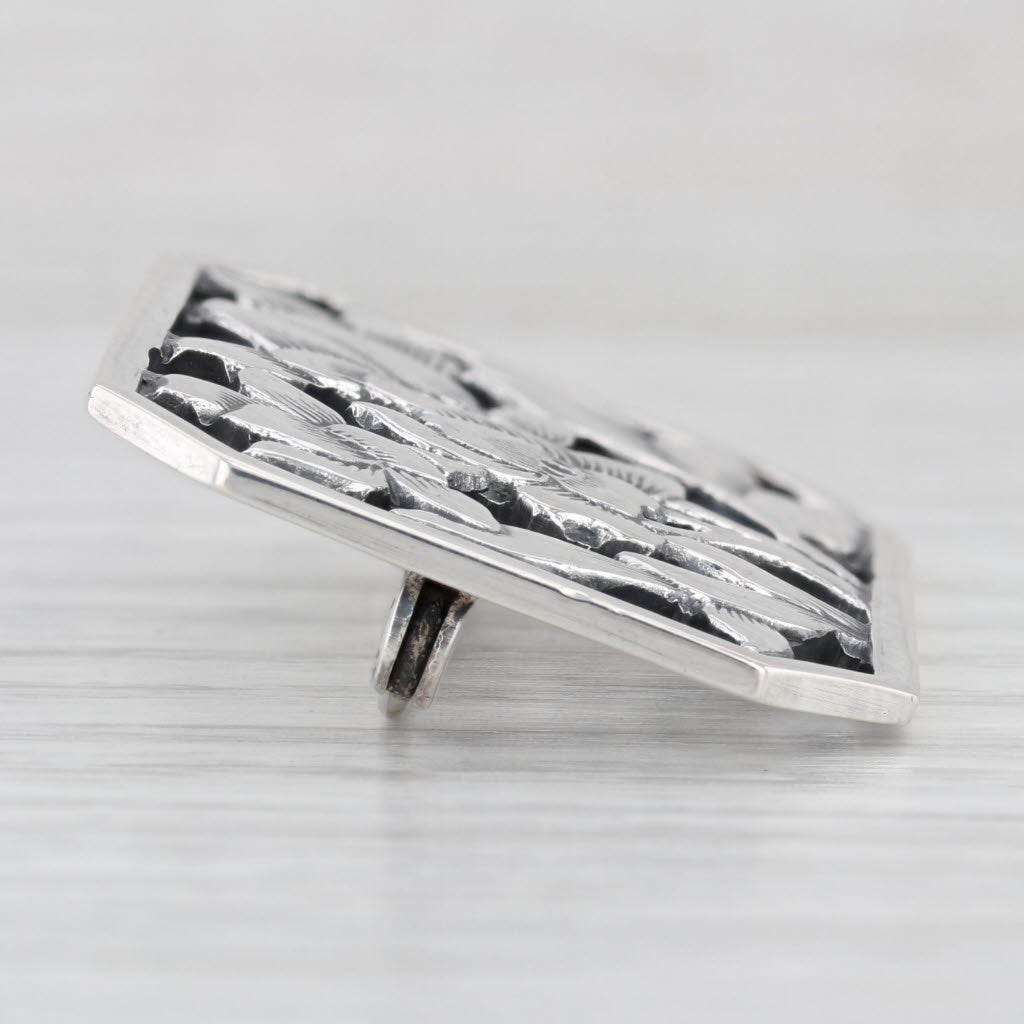 Vintage Flower Brooch Sterling Silver Denmark Floral Pin Eiler & Marloe