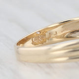 0.40ctw Oval Tanzanite Diamond Ring 14k Yellow Gold Size 5 Bypass