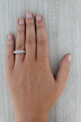 Rosy Brown 1.53ctw Princess Diamond Engagement Ring Wedding Band Set 14k Gold Size 7