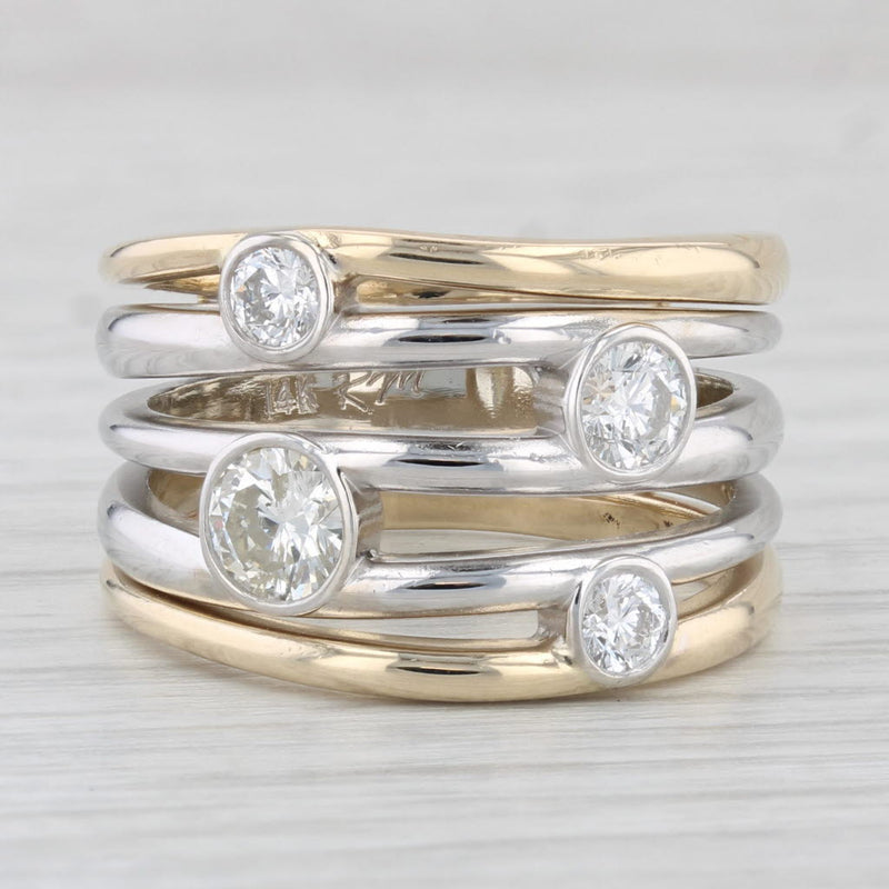 Multi band deals diamond ring