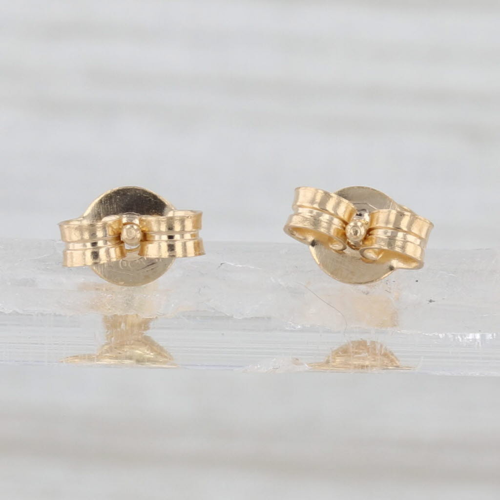 Knot Stud Earrings 18k Yellow Gold Small Studs