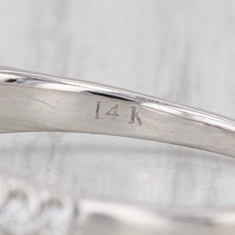 Shane Co GIA 1.35ctw Round Diamond Engagement Ring 14k White Gold Size 7