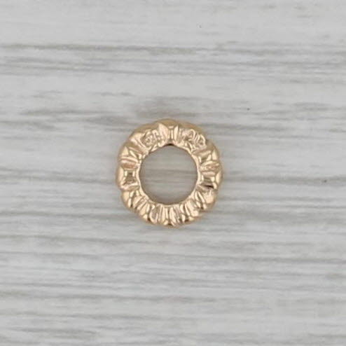 Authentic Pandora 750203 Small Hearts Spacer Bead Charm 14k Yellow Gold